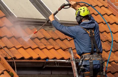 Démoussage et hydrofuge de toiture à Marin